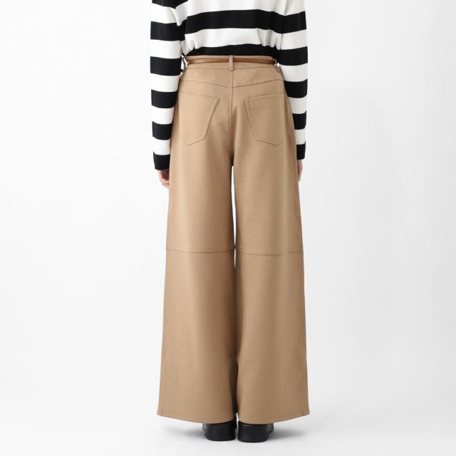 あす着] エスマックスマーラ S Max Mara コットンパンツ ワイドパンツ