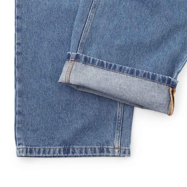 ロエベ LOEWE ジップフライジーンズ バギージーンズ レディース ANAGRAM BAGGY JEANS_6