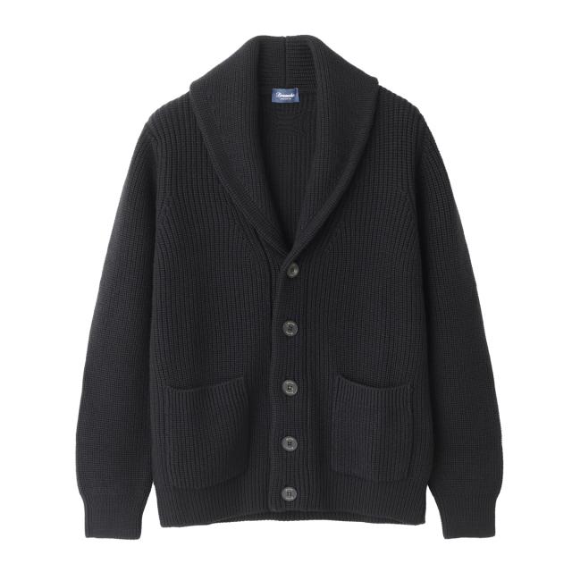 ドルモア DRUMOHR カーディガン ショールカラー カーディガン メンズ CARDIGAN COLLO A SCIALLE ML_1