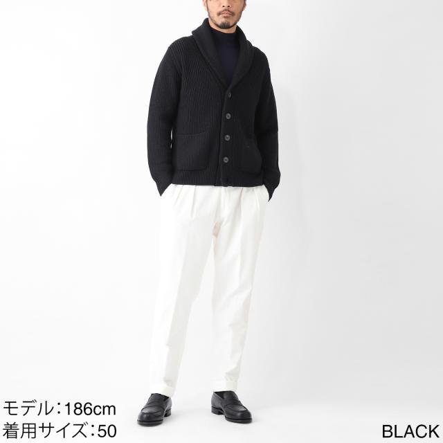 ドルモア DRUMOHR カーディガン ショールカラー カーディガン メンズ CARDIGAN COLLO A SCIALLE ML_3