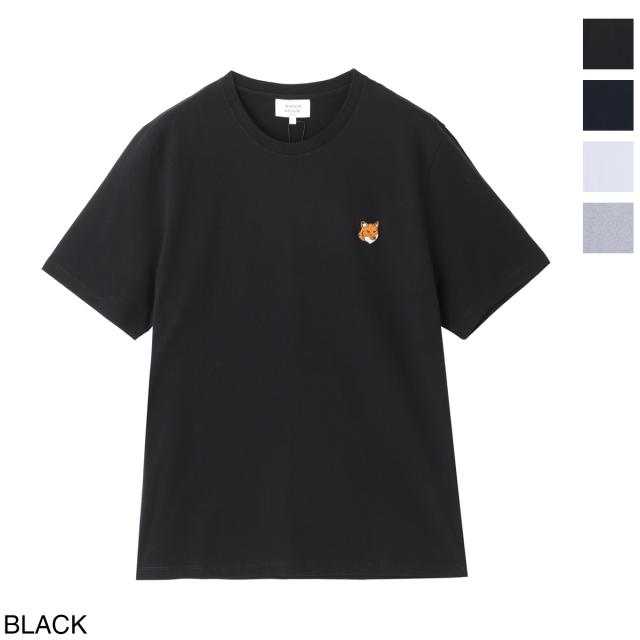 [あす着] メゾンキツネ MAISON KITSUNE クルーネックTシャツ メンズ FOX HEAD PATCH REGULAR TEE SHIRT