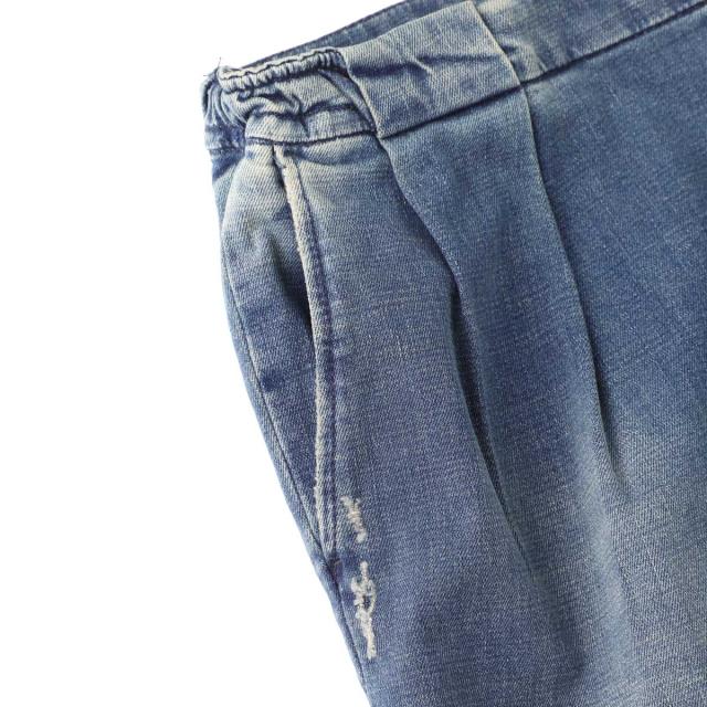 あす着] ブリリア BRIGLIA 1949 ツープリーツ パンツ デニムパンツ