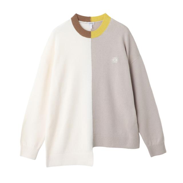 ロエベ LOEWE クルーネックニット レディース ASYMMETRIC SWEATER