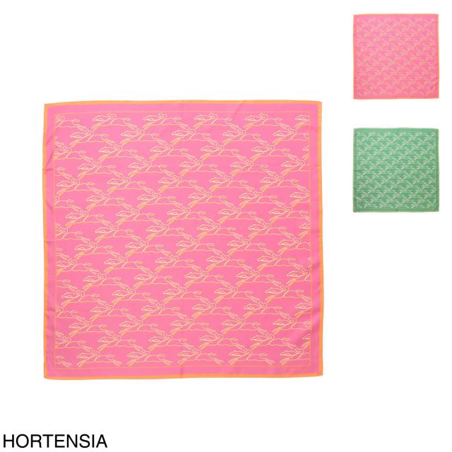 [あす着] ロンシャン LONGCHAMP スカーフ レディース CHEVAUX RECTO VERSO SILK SCARF 70X70