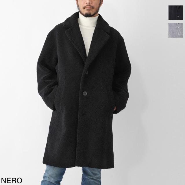 [あす着] ヘルノ HERNO シングルコート チェスターコート メンズ MELANGE TEDDY