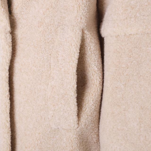 ヘルノ HERNO ロングコート ファーコート レディース MELANGE TEDDY メランジテディコート_7