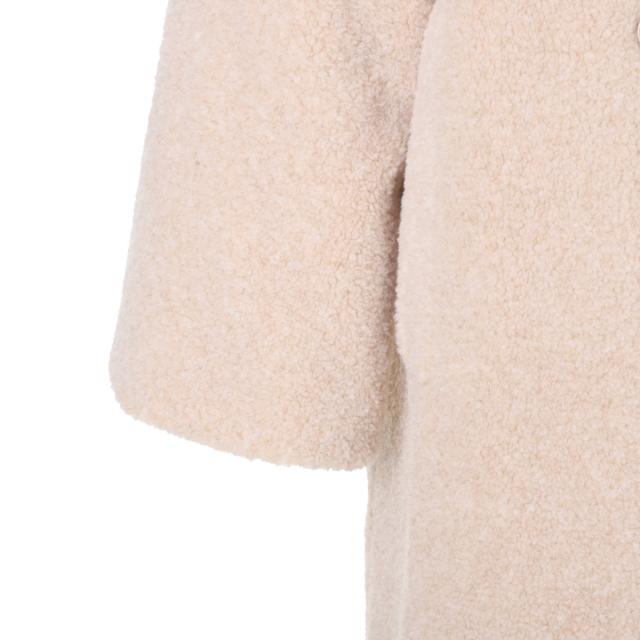 ヘルノ HERNO ロングコート ファーコート レディース MELANGE TEDDY メランジテディコート_8