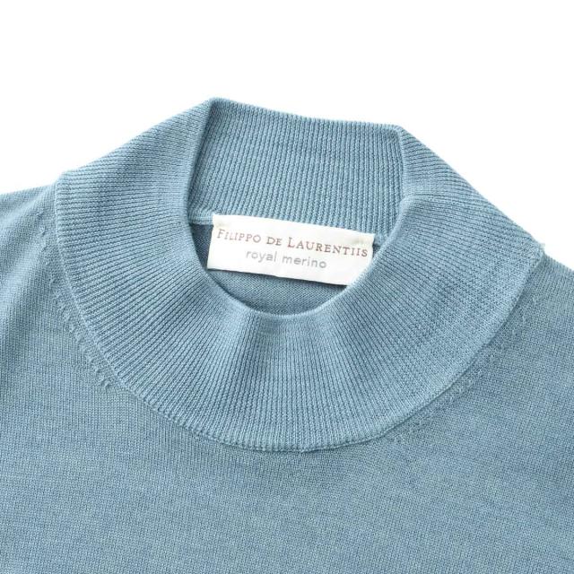 フィリッポ デ ローレンティス FILIPPO DE LAURENTIIS モックネック ニット メンズ LUPETTO ML NUVOLA_5