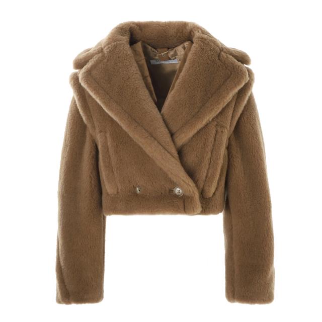 マックスマーラ Max Mara ショートコート テディベアコート 2WAY SANTOS サントス テディベア 2WAY クロップド ジャケット_1