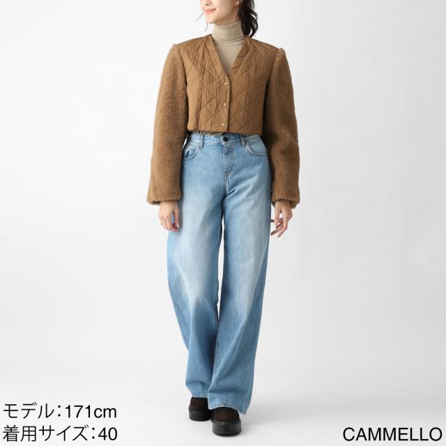 マックスマーラ Max Mara ショートコート テディベアコート 2WAY SANTOS サントス テディベア 2WAY クロップド ジャケット_3