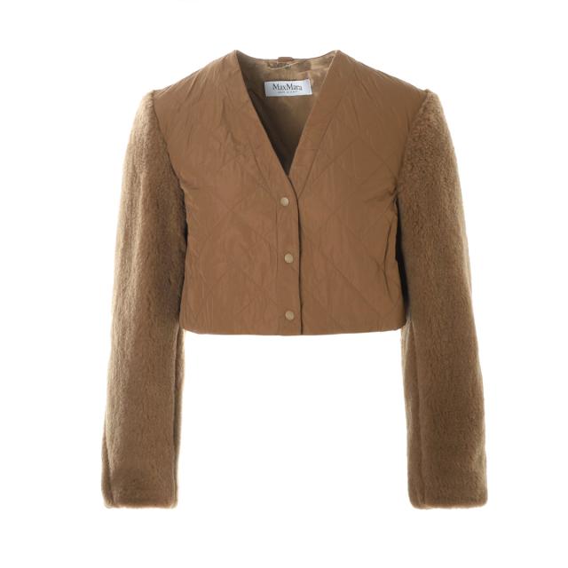 マックスマーラ Max Mara ショートコート テディベアコート 2WAY SANTOS サントス テディベア 2WAY クロップド ジャケット_5