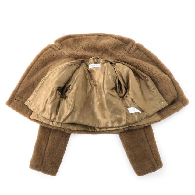 マックスマーラ Max Mara ショートコート テディベアコート 2WAY SANTOS サントス テディベア 2WAY クロップド ジャケット_8