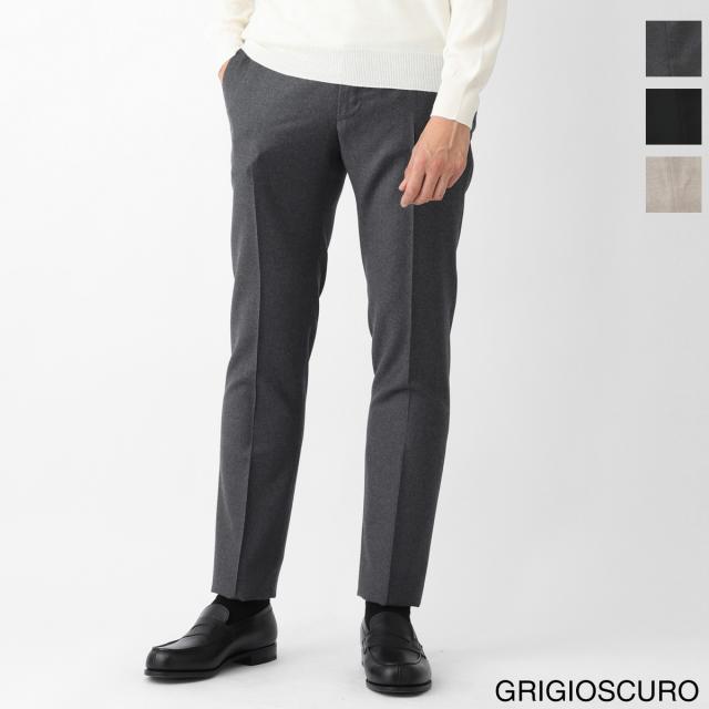 [あす着] インコテックス INCOTEX ノープリーツ スラックス ウールパンツ メンズ SLIM FIT 35型