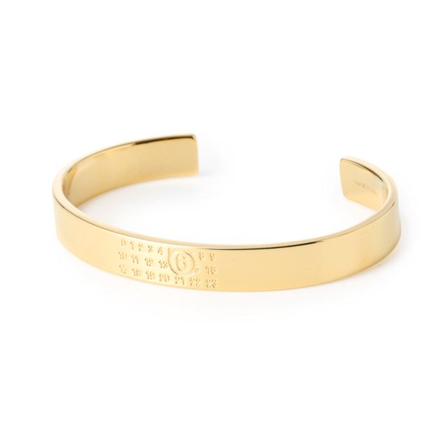 エムエム 6 メゾンマルジェラ MM6 Maison Margiela バングル ブレスレット レディース MINIMAL LOGO 8MM CUFF