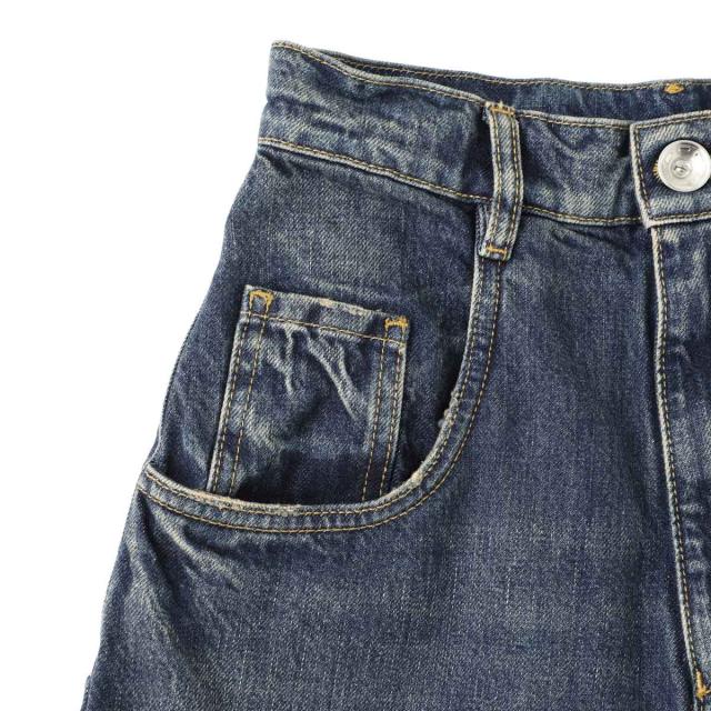 メゾンマルジェラ Maison Margiela ジップフライジーンズ レディース CUT-OUT JEANSスラッシュディテール カットアウト_7