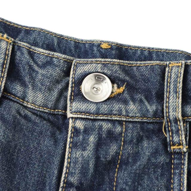 メゾンマルジェラ Maison Margiela ジップフライジーンズ レディース CUT-OUT JEANSスラッシュディテール カットアウト_8