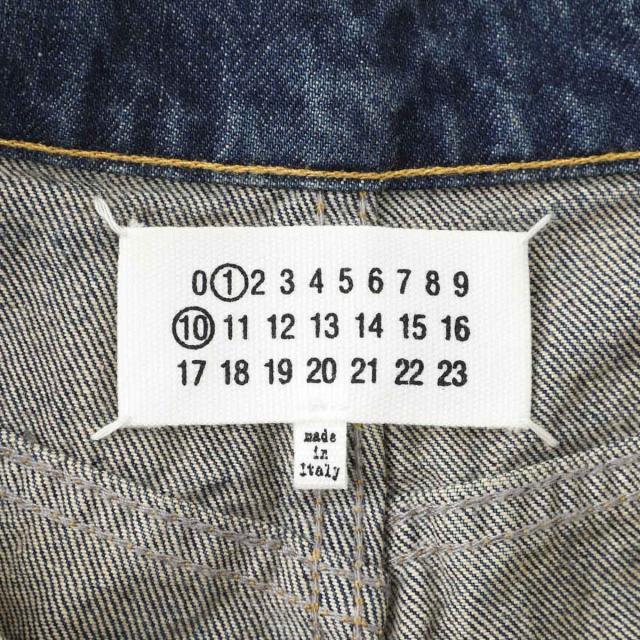 メゾンマルジェラ Maison Margiela ジップフライジーンズ レディース CUT-OUT JEANSスラッシュディテール カットアウト_11