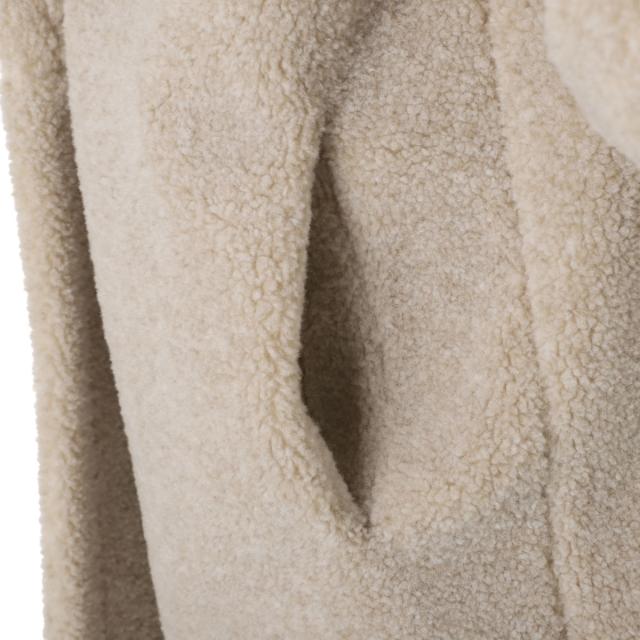 ヘルノ HERNO ダブルブレストコート レディース MELANGE TEDDY メランジテディコート 7分袖ダブルコート_6