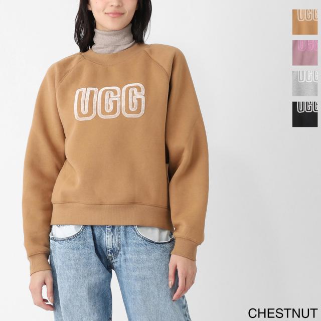 [あす着] アグオーストラリア UGG Australia スウェットシャツ レディース UGG LOGO CREWNECK