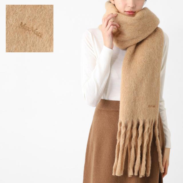 [あす着] マックスマーラ Max Mara マフラー ストール レディース OSSO アルパカ ブレンド ストール
