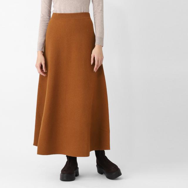 [あす着] マックスマーラ Max Mara フレアスカート ニットスカート レディース GIBERNA ウール カシミヤ ニット フレア