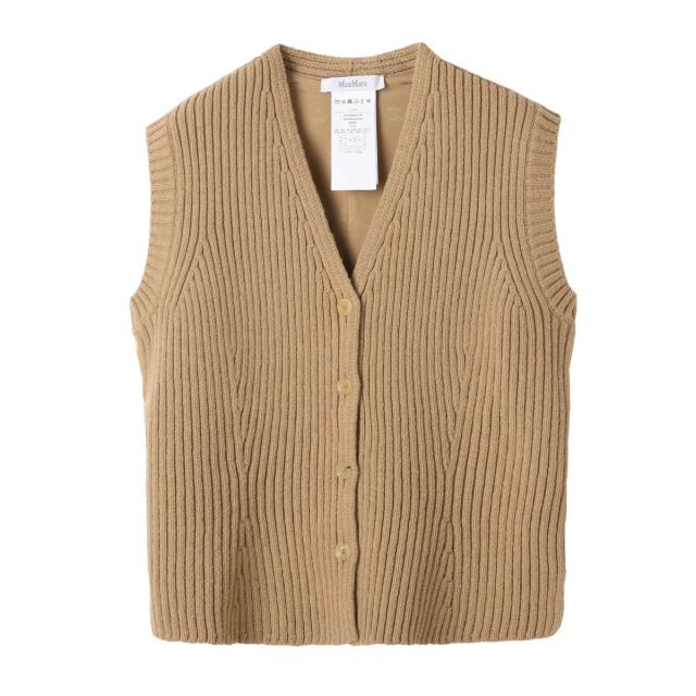 マックスマーラ Max Mara ニットベスト ジレ レディース MADRE マードレ ウール カシミヤ ニット ジレ_1