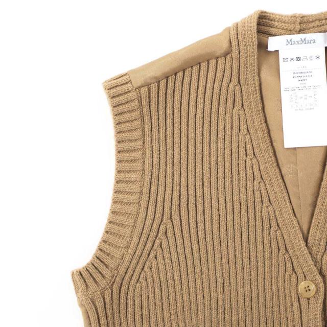 マックスマーラ Max Mara ニットベスト ジレ レディース MADRE マードレ ウール カシミヤ ニット ジレ_7
