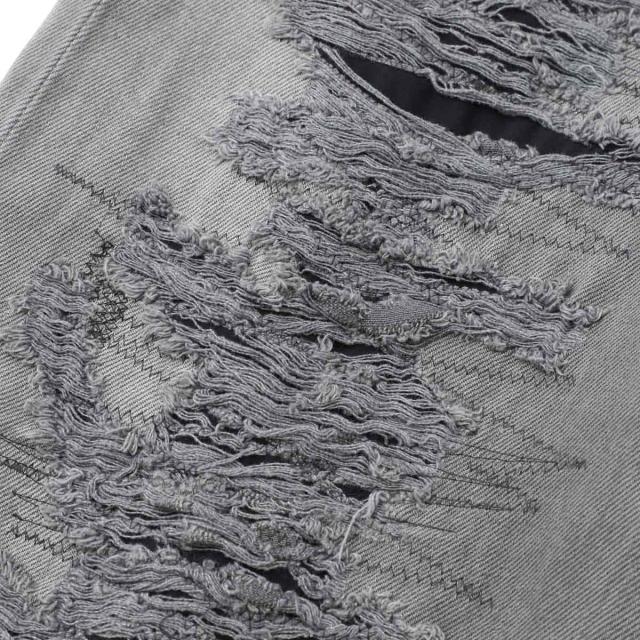 エムエム 6 メゾンマルジェラ MM6 Maison Margiela ジップフライジーンズ ワイドパンツ レディース_8