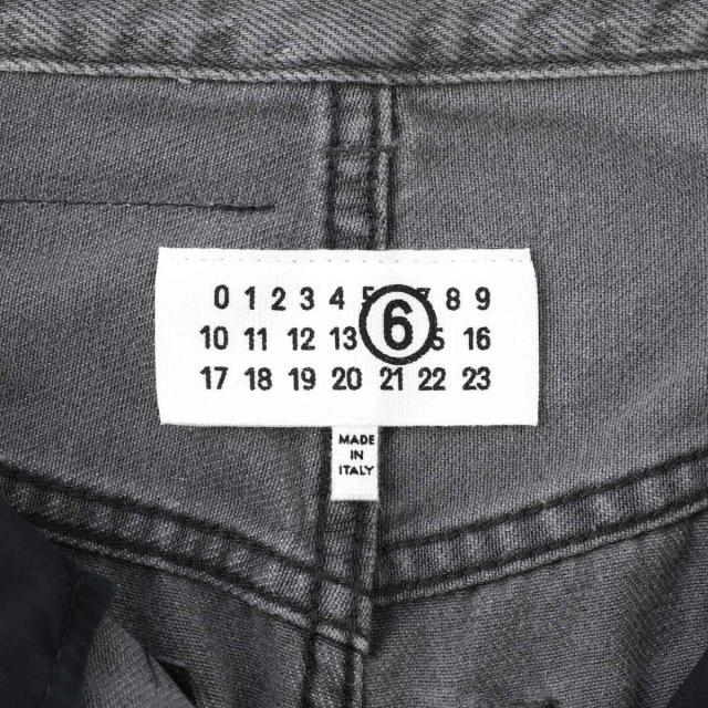エムエム 6 メゾンマルジェラ MM6 Maison Margiela ジップフライジーンズ ワイドパンツ レディース_11
