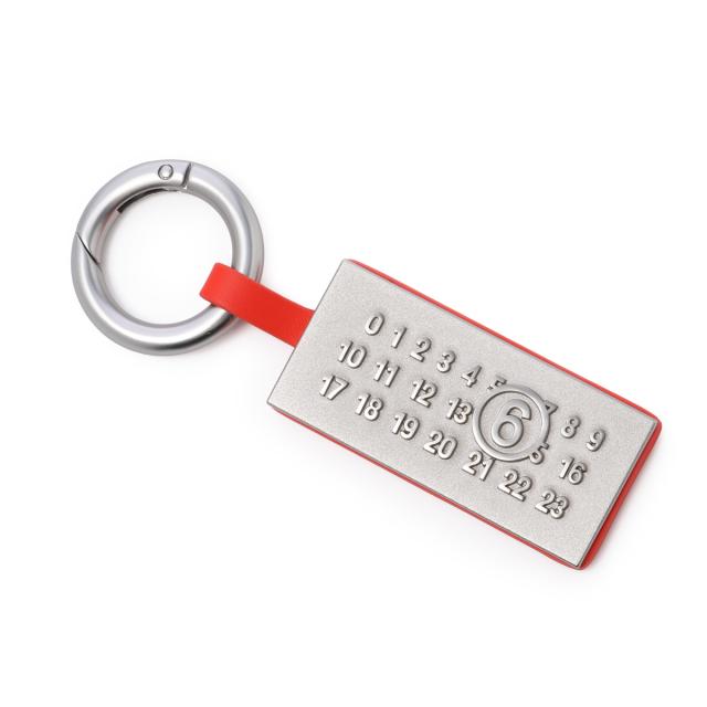 エムエム 6 メゾンマルジェラ MM6 Maison Margiela キーリング バッグチャームMIX レディース NUMERIC TAG KEYRING_1