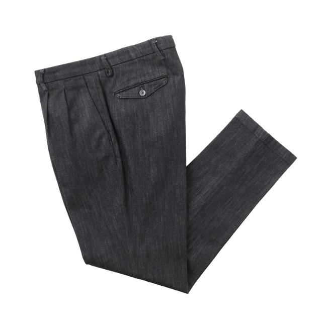 [あす着] ブリリア BRIGLIA 1949 ツープリーツ スラックス デニムパンツ メンズ DNM SARTORIAL PROJECT BG02 D EASY FIT