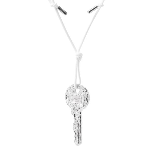 エムエム 6 メゾンマルジェラ MM6 Maison Margiela ネックレス レディース KEY NECKLACE SILVER FOIL