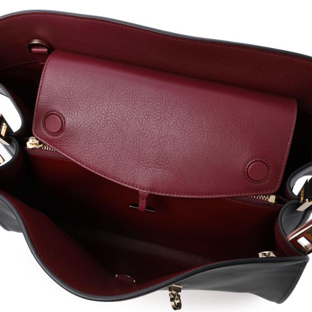 フェラガモ FERRAGAMO ハンドバッグ 2WAY ショルダーバッグ レディース HUG SOFT BICOLOR SHOULDER BAG_8
