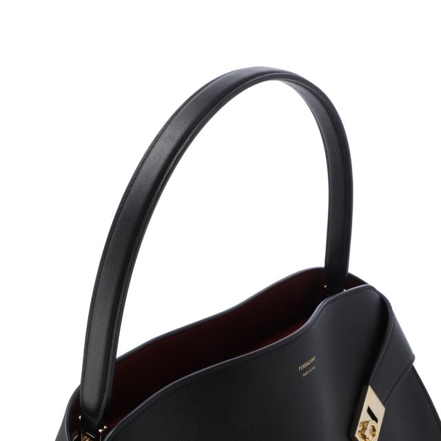 フェラガモ FERRAGAMO ハンドバッグ 2WAY ショルダーバッグ レディース HUG SOFT BICOLOR SHOULDER BAG_12