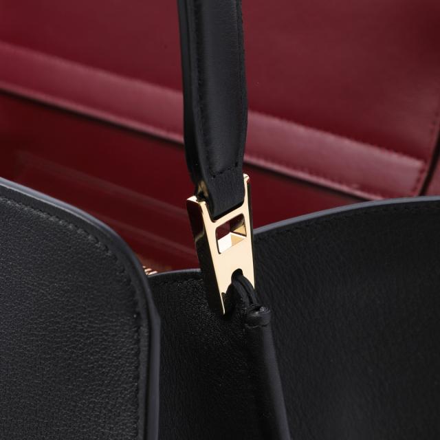 フェラガモ FERRAGAMO ハンドバッグ 2WAY ショルダーバッグ レディース HUG SOFT BICOLOR SHOULDER BAG_13