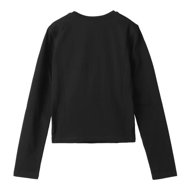 ディーゼル DIESEL クルーネック 長袖Tシャツ KIDS キッズ ガールズ レディース TDOLSY オーバルDロゴ ビジュースタッズ_1