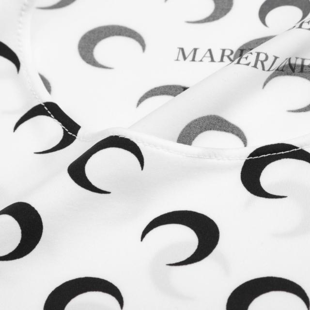 マリーン セル MARINE SERRE クルーネック長袖カットソー MOON PRINTED JERSEY LS CREWNECK TOP 三日月 モチーフ ジャージー_6