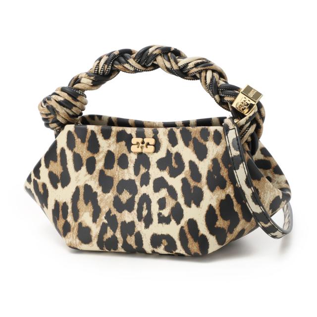 ガニー GANNI ハンドバッグ 2WAY ショルダーバッグ ミニバッグ レディース BOU BAG MINI PRINT レオパード 22,288円