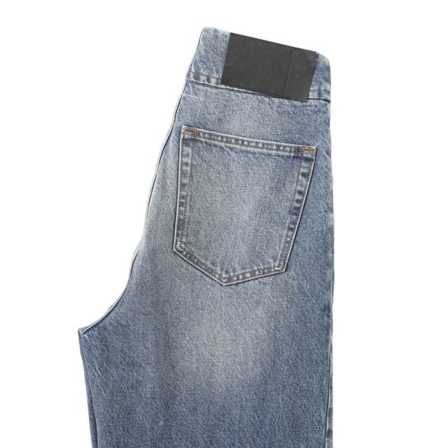 エムエム 6 メゾンマルジェラ MM6 Maison Margiela ボタンフライジーンズ ハイウエストジーンズ レディース STRAIGHT-LEG JEANS_5