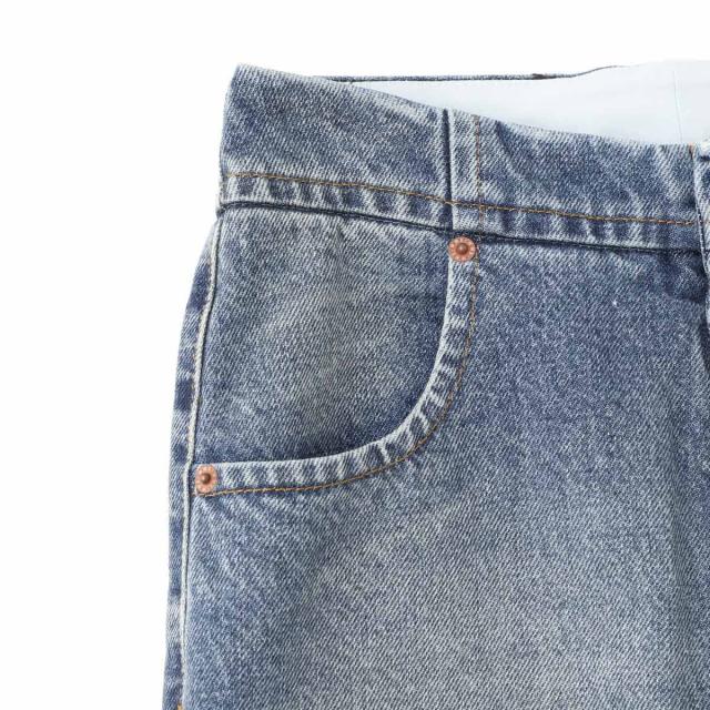 エムエム 6 メゾンマルジェラ MM6 Maison Margiela ボタンフライジーンズ ハイウエストジーンズ レディース STRAIGHT-LEG JEANS_6