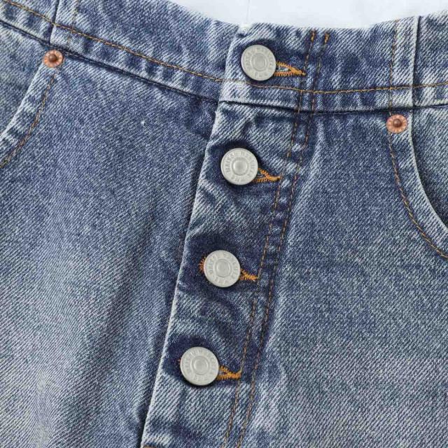 エムエム 6 メゾンマルジェラ MM6 Maison Margiela ボタンフライジーンズ ハイウエストジーンズ レディース STRAIGHT-LEG JEANS_7
