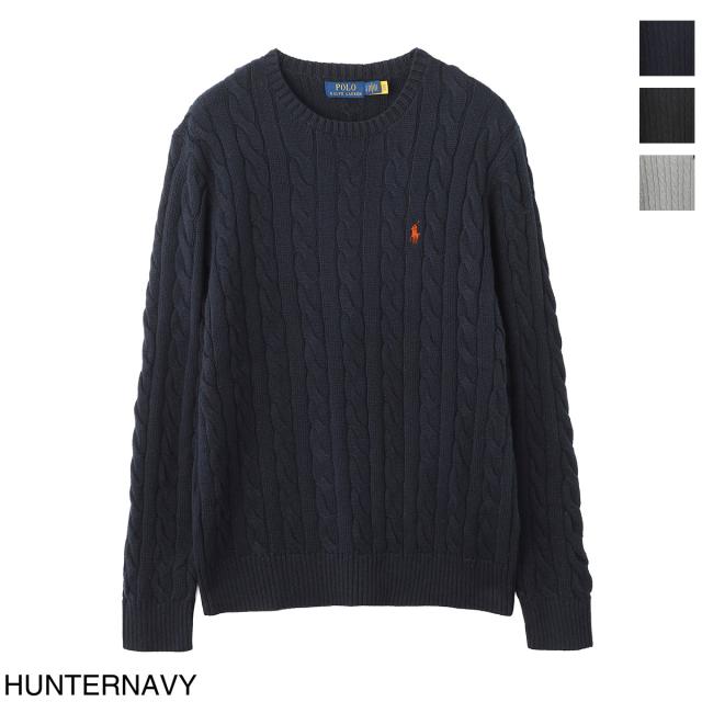 ポロラルフローレン POLO RALPH LAUREN クルーネックニット メンズ ケーブル編み セーター COTTON CABLE KNIT CREWNECK SWEATER
