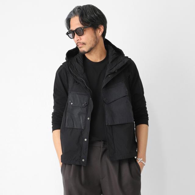 テンシー Ten c ベスト メンズ MID LAYER HOODED VEST