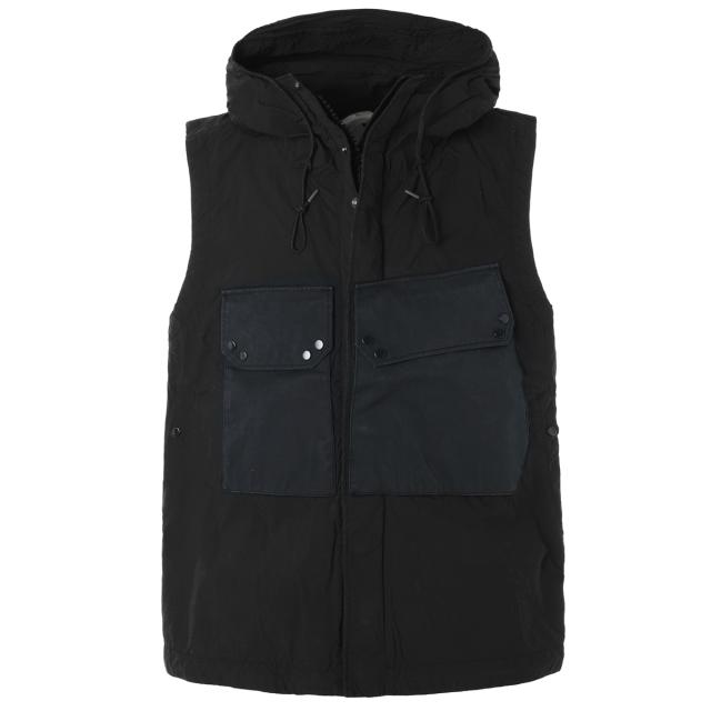テンシー Ten c ベスト メンズ MID LAYER HOODED VEST
