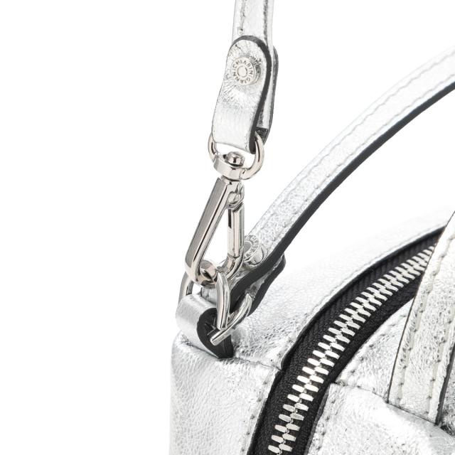 ジャンニ キアリーニ GIANNI CHIARINI ハンドバッグ 2WAY ショルダーバッグ レディース ALIFA M アリファ メタリック シルバー_9