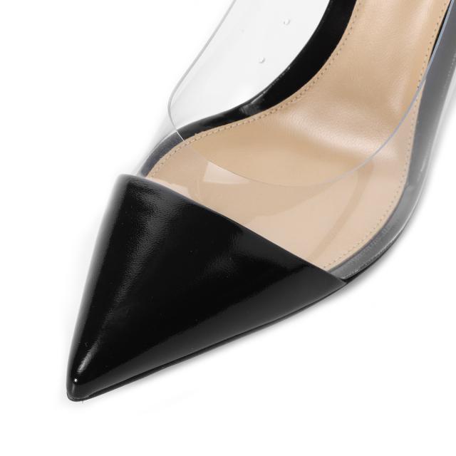 ジャンヴィト ロッシ GIANVITO ROSSI パンプス PLEXI 70 ポインテッド