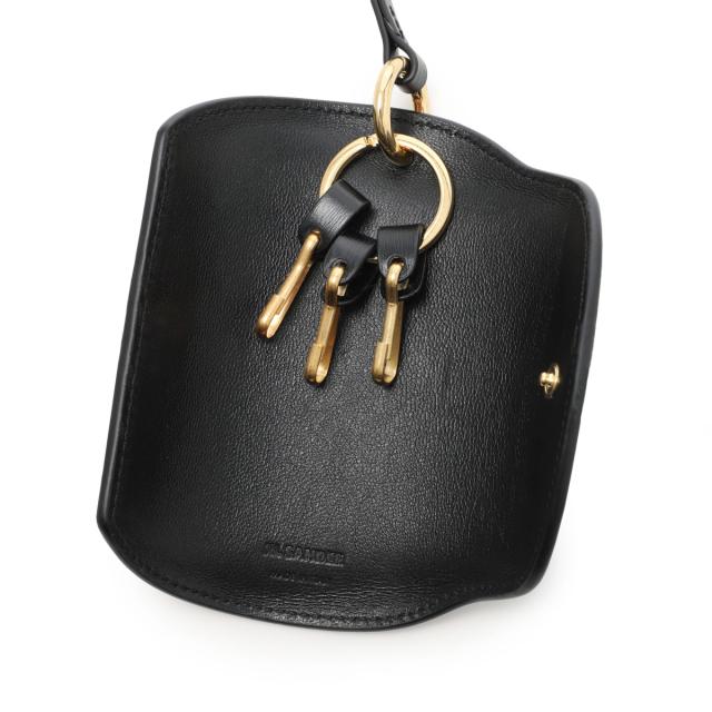 ジルサンダー JIL SANDER ストラップ付き キーケース キーリング CANNOLO KEY RING カンノーロ バッグチャーム キーリング_5