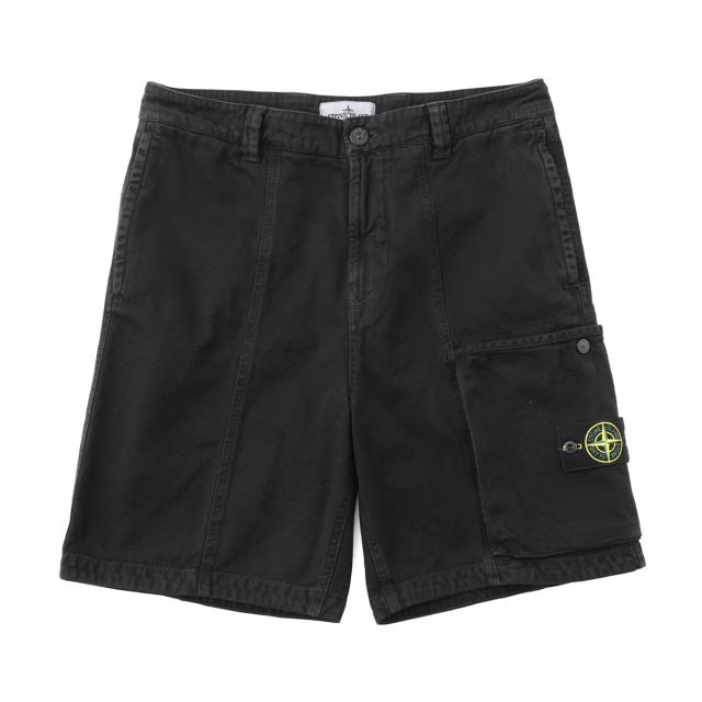 ストーンアイランド STONE ISLAND ハーフカーゴパンツ カーゴバミューダパンツ L100014 ORGANIC PANAMA COTTON 'OLD' EFFECT