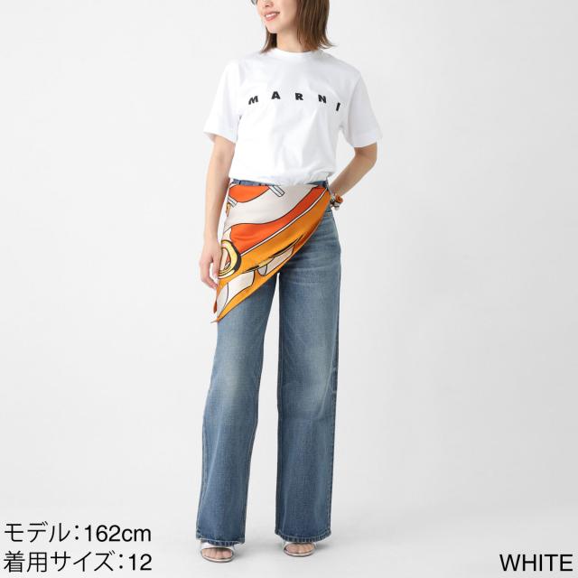 『ネコポス対応(1点まで)』マルニ MARNI クルーネックTシャツ KIDS キッズ ガールズ レディース ロゴプリント Ｔシャツ_3