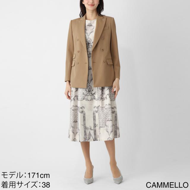 マックスマーラ Max Mara ダブルジャケット レディース MXMEGREGE エグレージェ ウール ギャバジン ダブルブレスト ジャケット_1